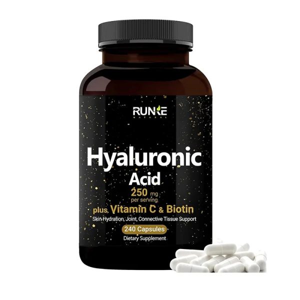 Hyaluronic Acid Capsules with Biotin, and Vitamin C